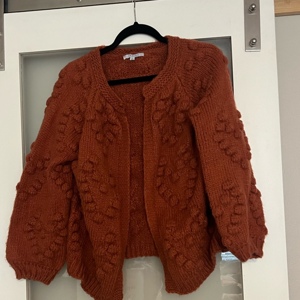 Burnt orange camisole sweater